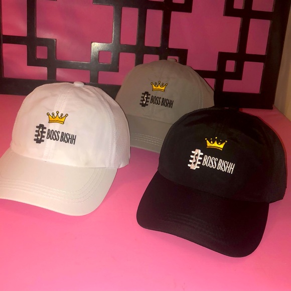 Boss Bishh’s high ponytail adjustable hats come in black white and grey! - Picture 2 of 9
